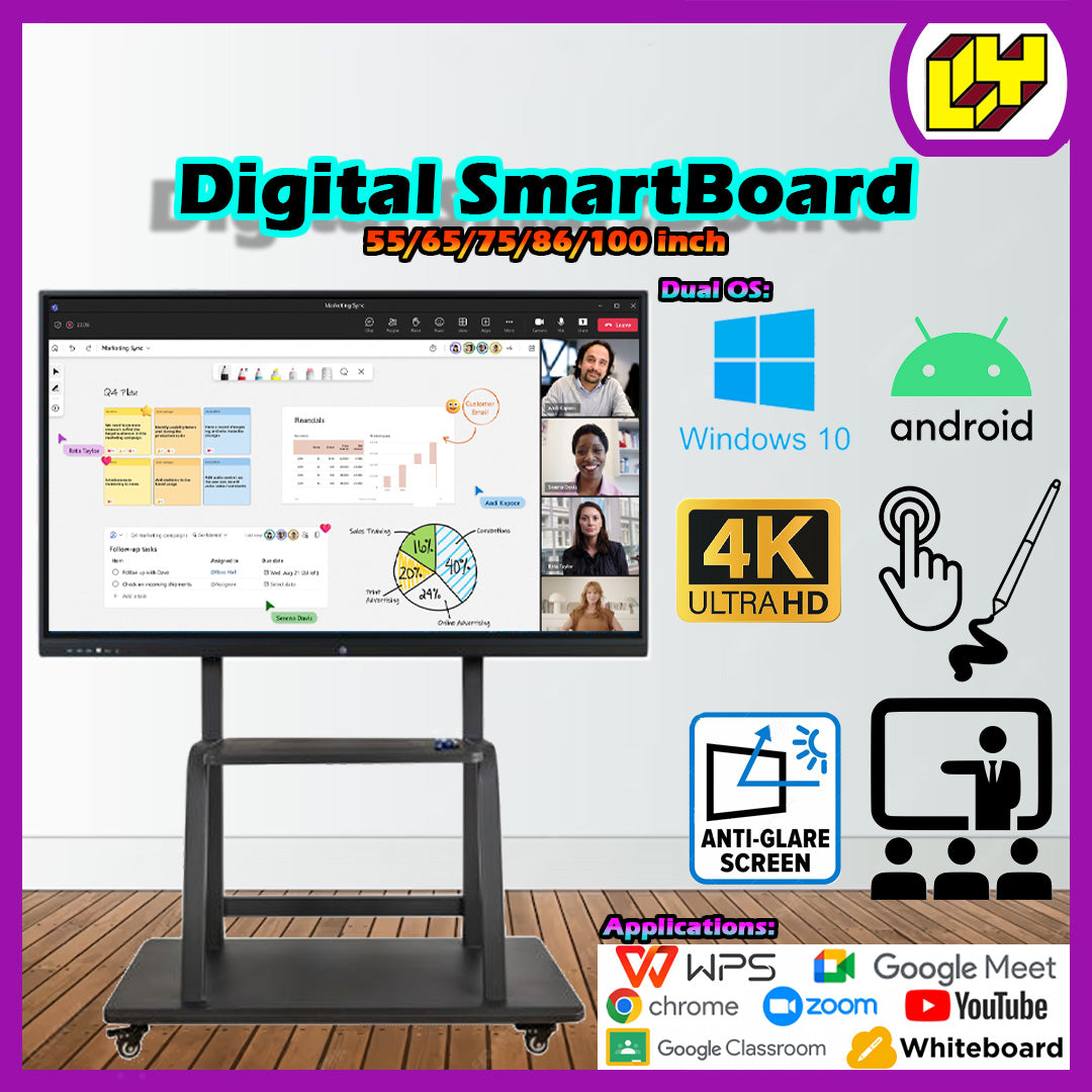 Interactive Whiteboard Digital Smartboard Touch Screen Smart Board All ...