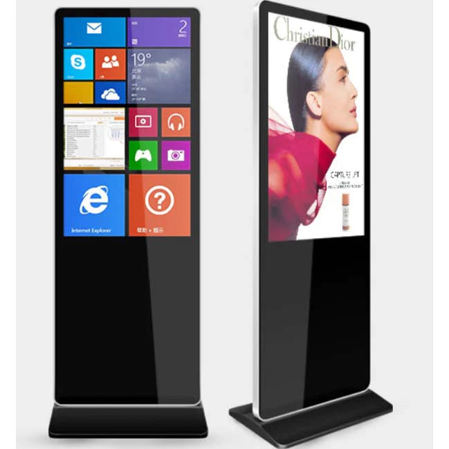 Digital Signage Floor Standee Display Advertising Display Advertising Kiosk Vertical Screen TV Floor Stand Ads Screen