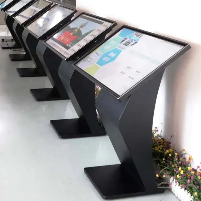 Digital Information Kiosk K Shape Digital Signage Self Service Kiosk