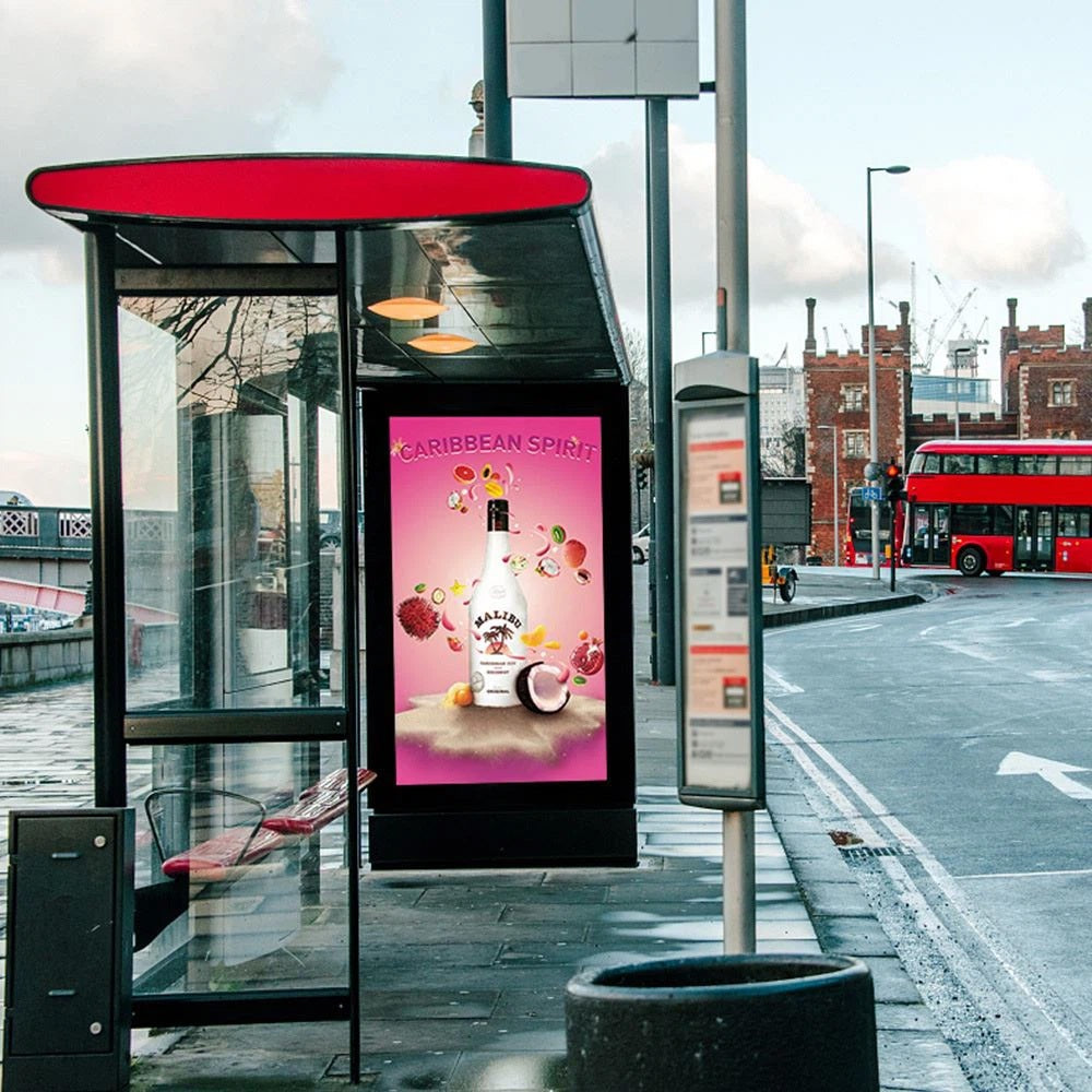 Outdoor Digital Signage Floor Standing Outdoor Advertising Display Screen Kiosk Screen Standee Advertising TV
