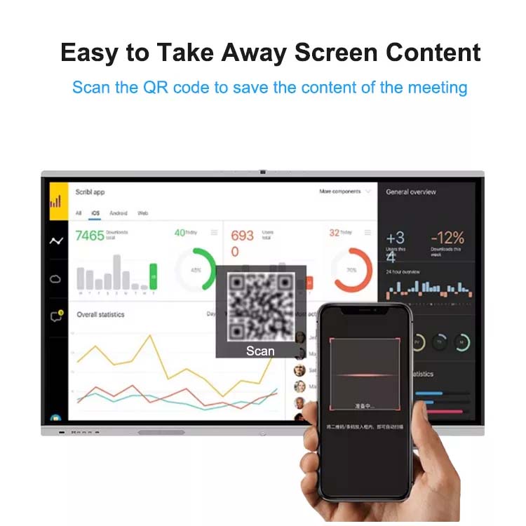 Interactive Whiteboard Digital Smartboard Touch Screen Smart Board All in One White board Teaching