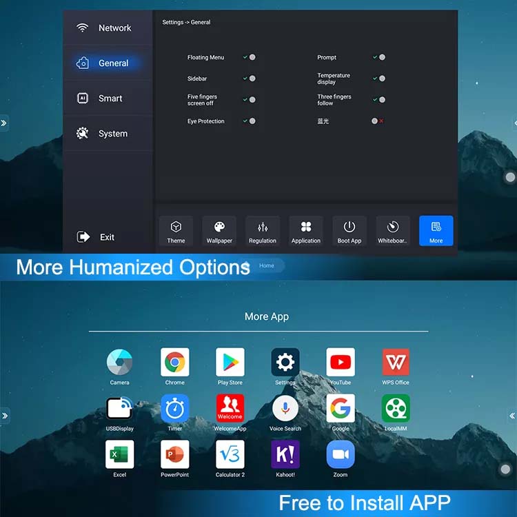 Interactive Whiteboard Digital Smartboard Touch Screen Smart Board All in One White board Teaching
