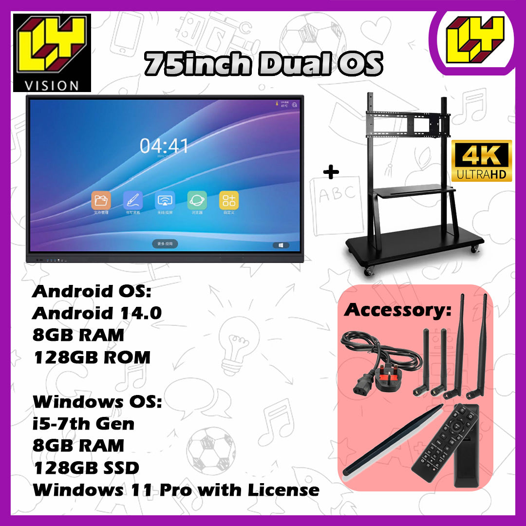 Interactive Whiteboard Digital Smartboard Touch Screen Smart Board All in One White board Teaching